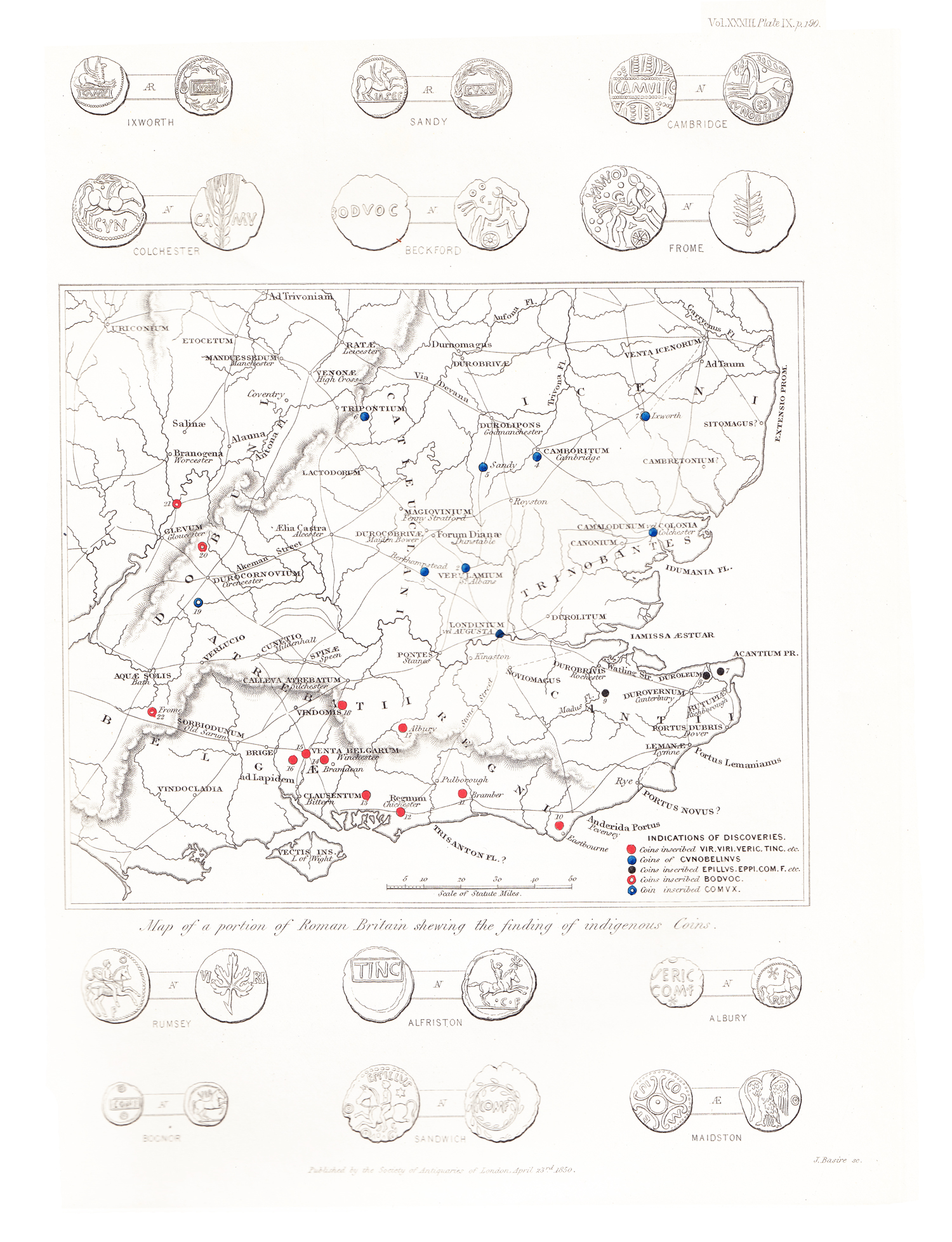 Akerman 1849 Map